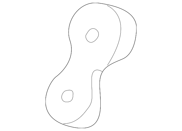 ZZM0-65-837 Деталь ANCHOR PLATE, LEFT