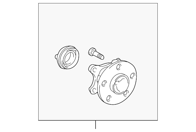 43550-50011 Деталь HUB ASSY, LEFT