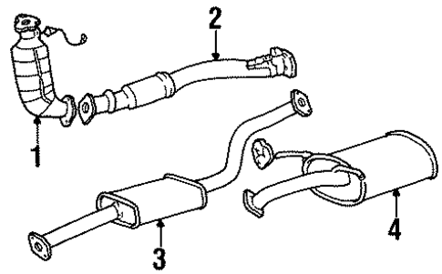 Tiburon EXHAUST COMPONENTS