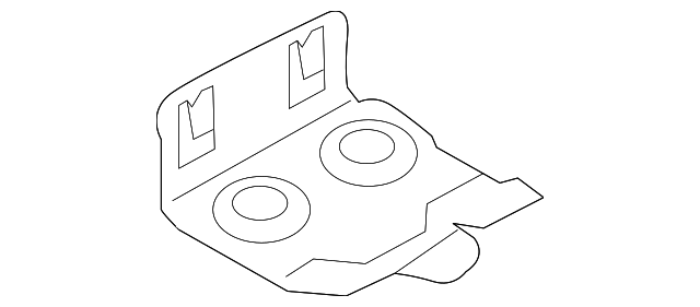 -W716699-S439 Деталь MOTOR MOUNT NUT, LEFT