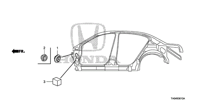 INTERIOR / BUMPER/GROMMET (SIDE) for 2009 Honda ACCORD SEDAN #1