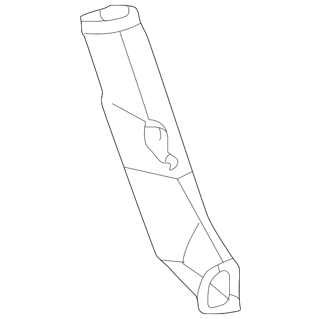 4B0-857-076 Деталь LOWER AIR DUCT, RIGHT