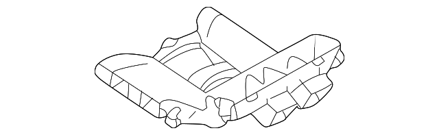 4B1-819-151-B Деталь LOWER DUCT
