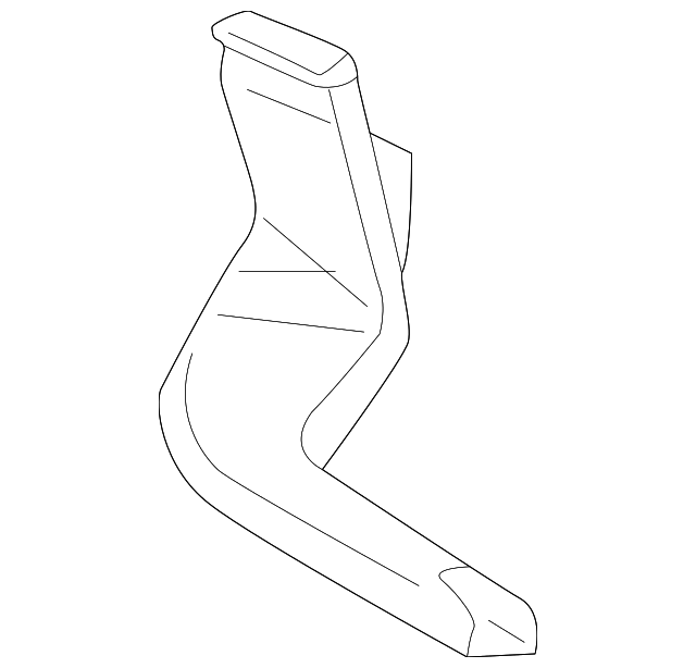 4B0-819-801-A Деталь REAR DUCT, LEFT