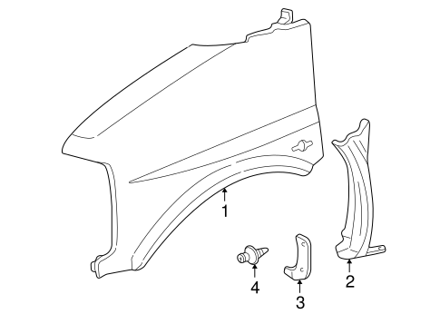 Express 2500 FENDER & COMPONENTS