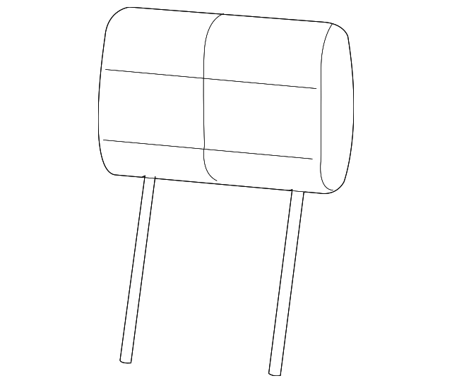 5MF27VT9AA Деталь HEADREST, RIGHT