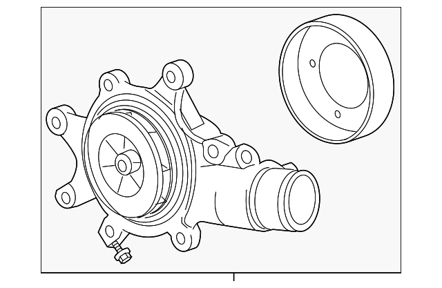 5037164AE Деталь WATER PUMP