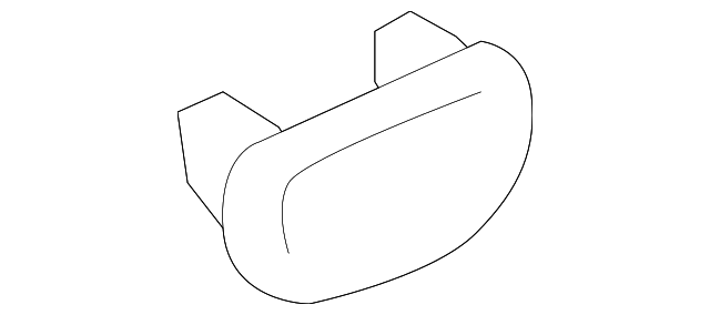 15278016 Деталь UPPER QTR TRIM PLUG, RIGHT