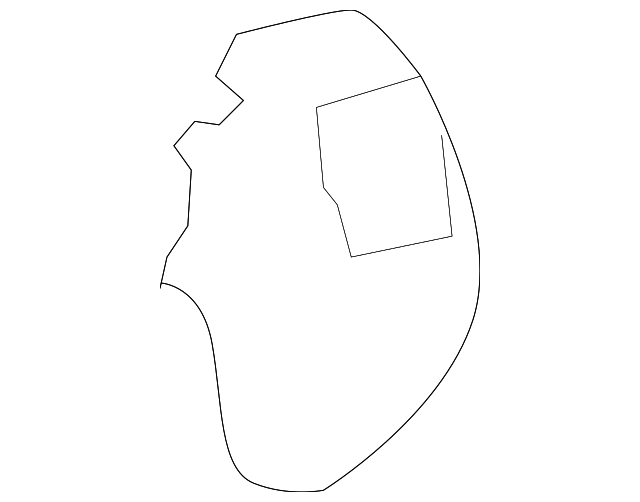 15281738 Деталь RETRACTOR ASSY COVER, RIGHT