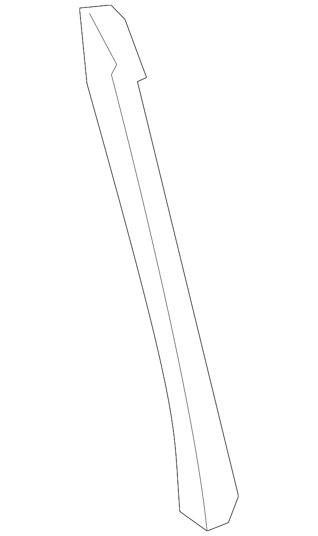 25775652 Деталь FRONT W'STRIP, LEFT