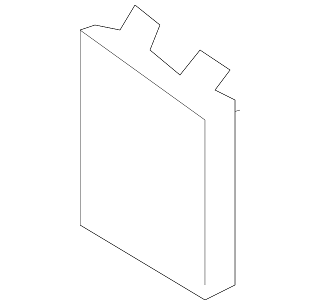 64425-04010-B0 Деталь BACK PANEL TRIM LOWER COVER