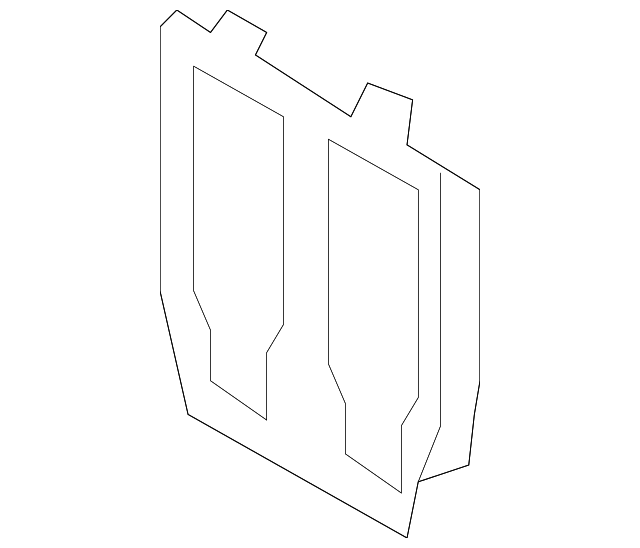 73381-04030-E0 Деталь BACK PANEL TRIM HOLDER