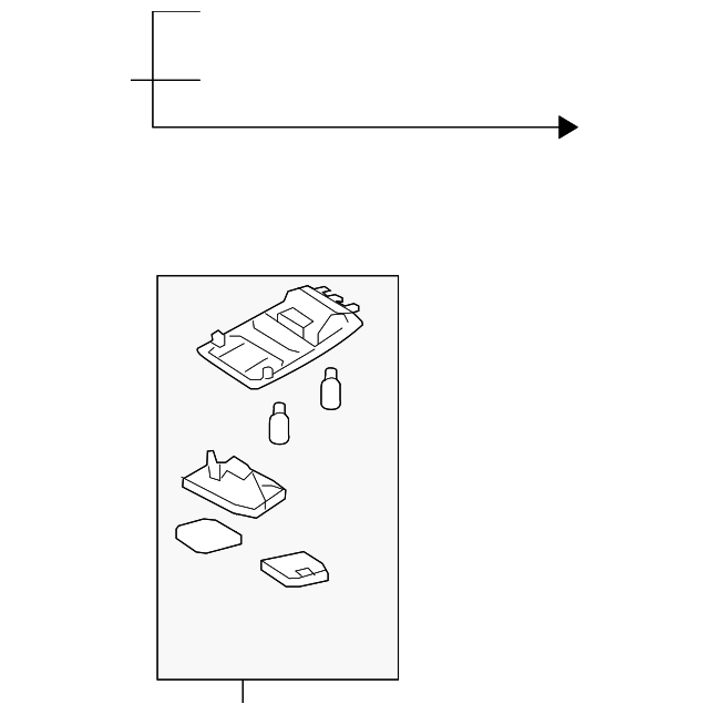 63650-04030-B0 Деталь OVERHEAD CONSOLE