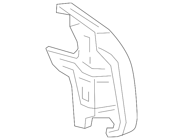 52025024 Деталь OUTER WHEELHOUSE, RIGHT