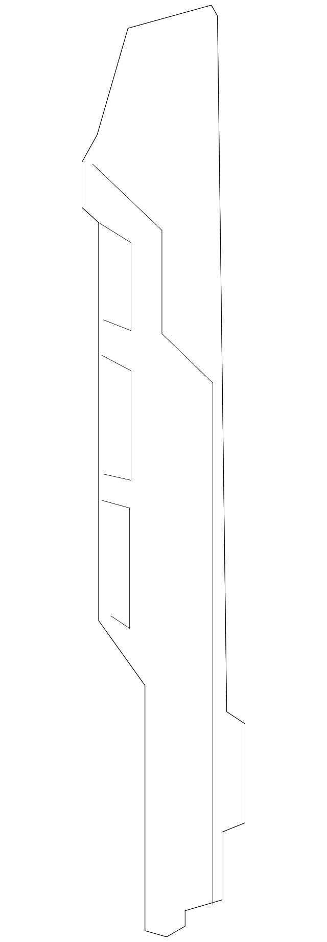 23169928 Деталь OUTER PILLAR, RIGHT