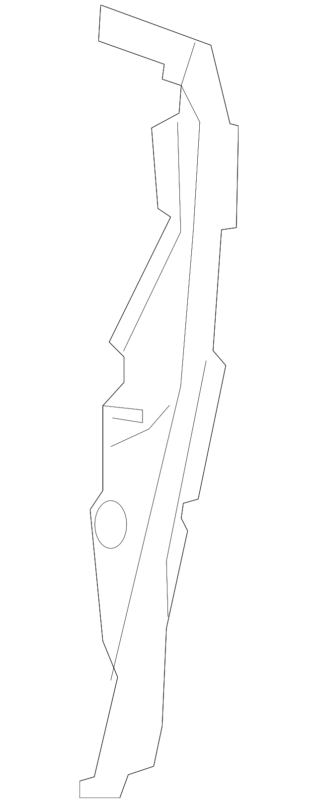 23457850 Деталь FILLER PANEL, RIGHT
