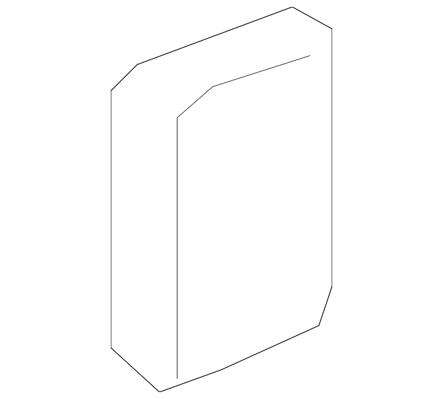22895934 Деталь INNER PANEL PLATE, LEFT