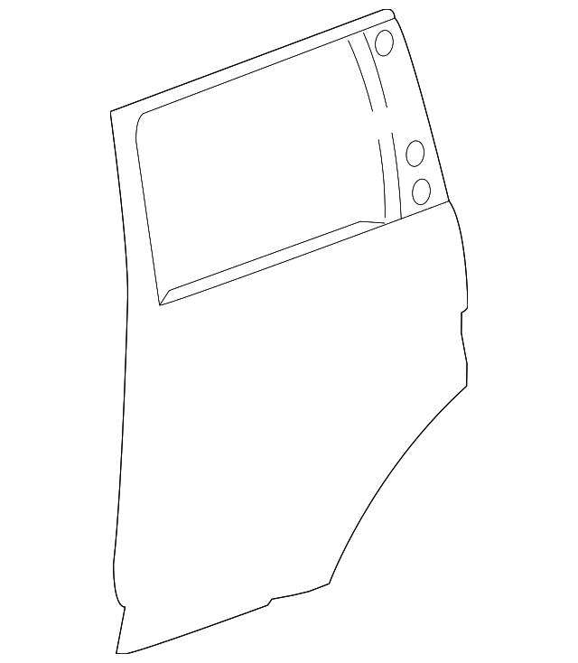 55360899AG Деталь DOOR SHELL, LEFT