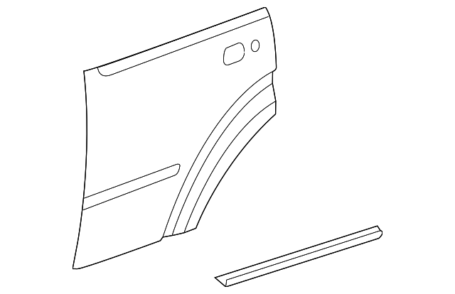 55360953AD Деталь BELT W'STRIP, LEFT