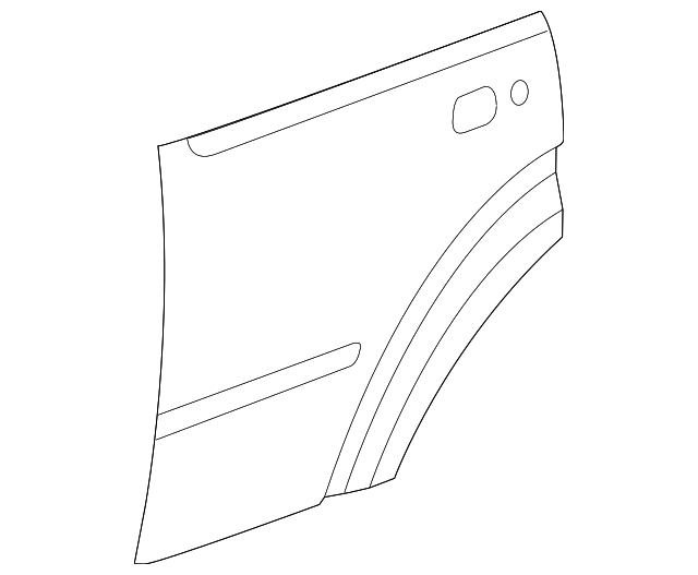 55360900AD Деталь OUTER PANEL, RIGHT