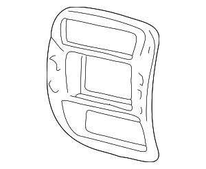 1997-2006 Ford Ranger Center Bezel 5L5Z-1004302-JAA 1997-2006 Ford Ranger Center Bezel 5L5Z-1004302-JAA