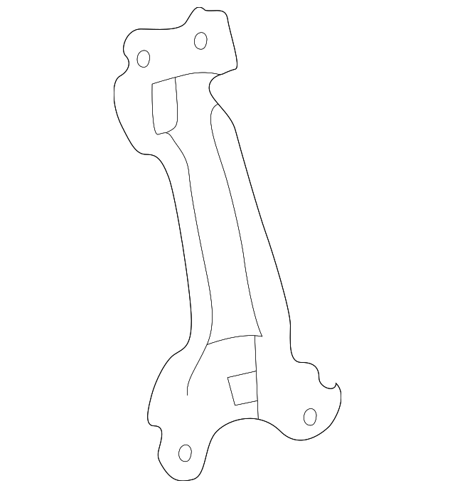 62534-33010 Деталь LOWER QTR TRIM BRACKET, LEFT