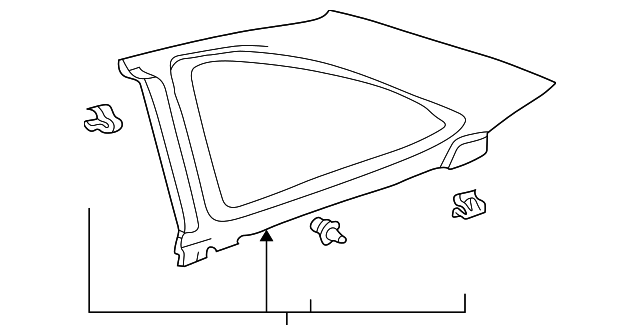 62470-06030-A0 Деталь UPPER QTR TRIM, RIGHT