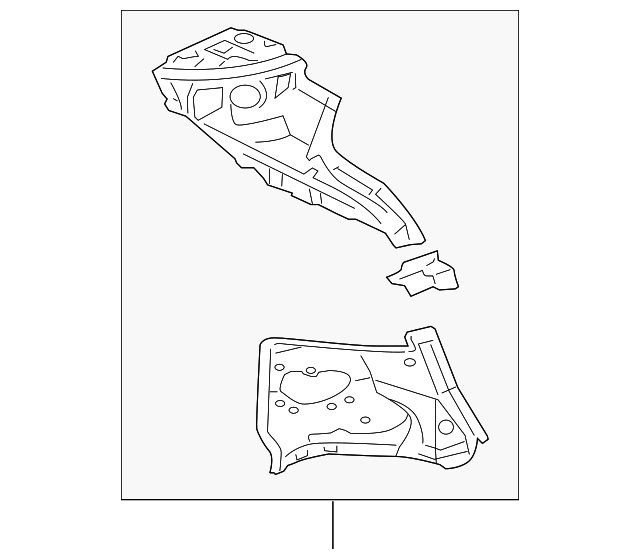 GS3L-70-440 Деталь GUTTER, RIGHT