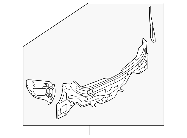 GS3L-70-750B Деталь PANEL BELOW LID