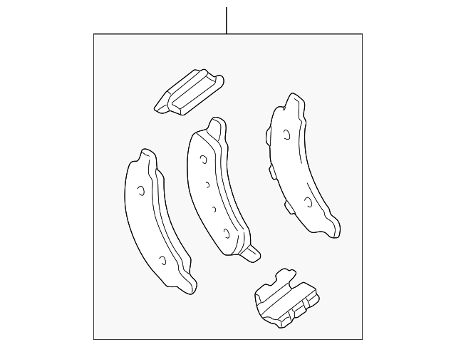 YC3Z-2200-AA BRAKE PADS