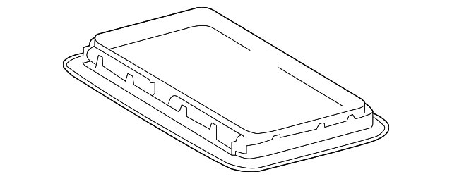 5124715AA Деталь SUNROOF FRAME, LEFT