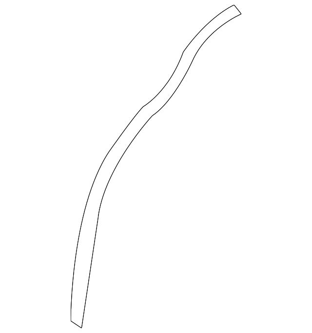 81681-4D000 DRAIN TUBE, RIGHT