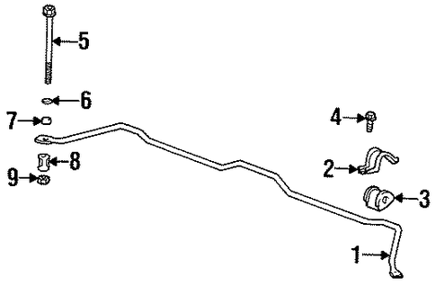 Accent STABILIZER BAR & COMPONENTS