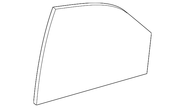 7B0-845-201-A Деталь DOOR GLASS, LEFT