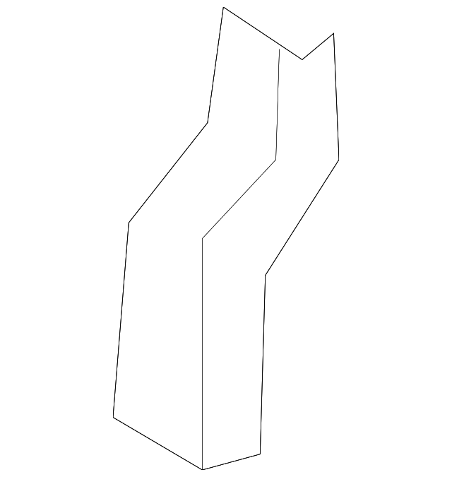 883C2-1AA0A Деталь HINGE, RIGHT