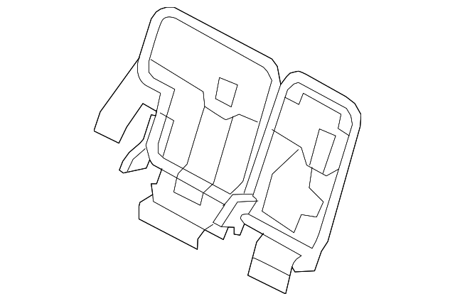 88601-1AA5A Деталь SEAT BACK FRAME, RIGHT