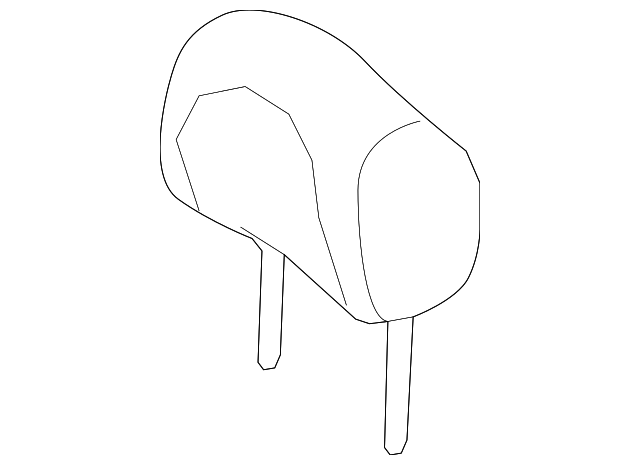 86430-1SX0A Деталь HEADREST, OUTER, RIGHT