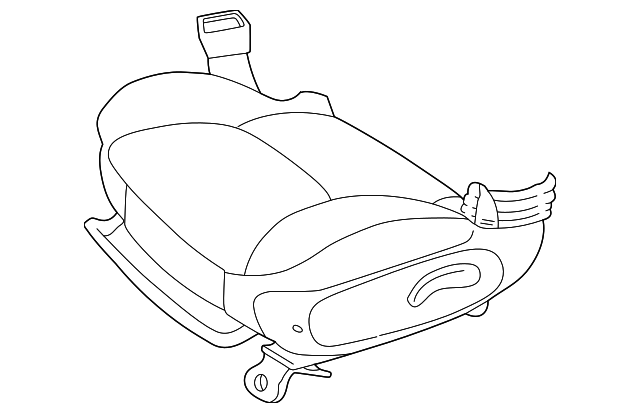 YJ581L5AA Деталь SEAT CUSHION, RIGHT