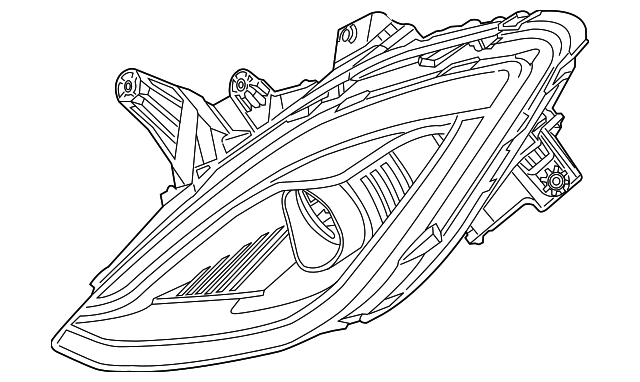 68145253AC Деталь HEADLAMP ASSY, LEFT