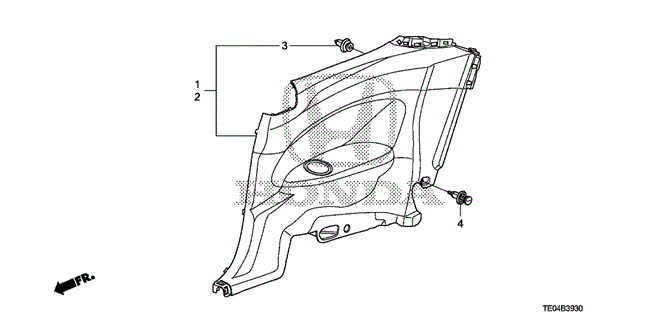 INTERIOR / BUMPER/SIDE LINING for 2011 Honda ACCORD COUPE #1