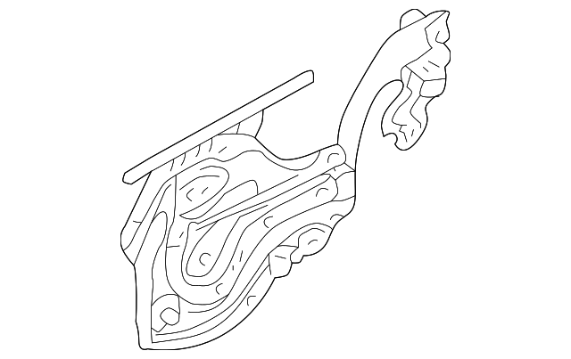 83402-2D210 Деталь WINDOW REGULATOR, RIGHT