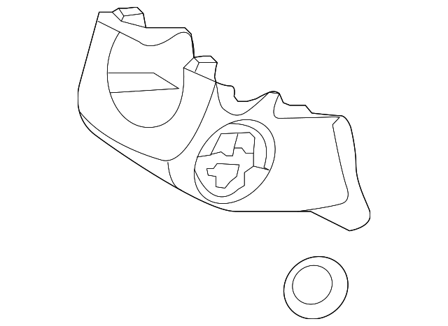 84850-C6100WK LOWER CLMN COVER