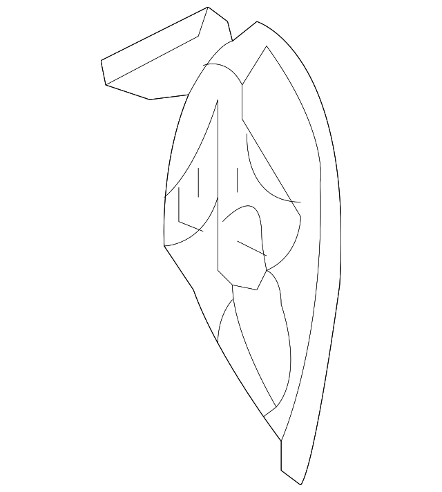 96648397 Деталь GUSSET, LEFT