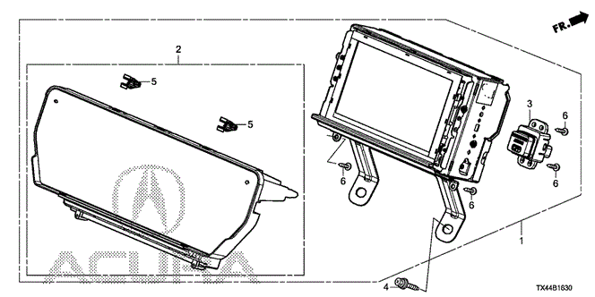 RDX CENTER DISPLAY