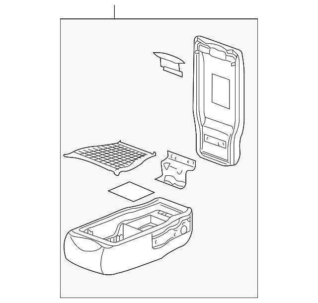 19123373 Деталь ARMREST ASSY