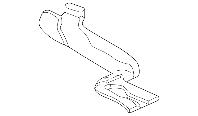 MR958461 Деталь REAR DUCT, LEFT