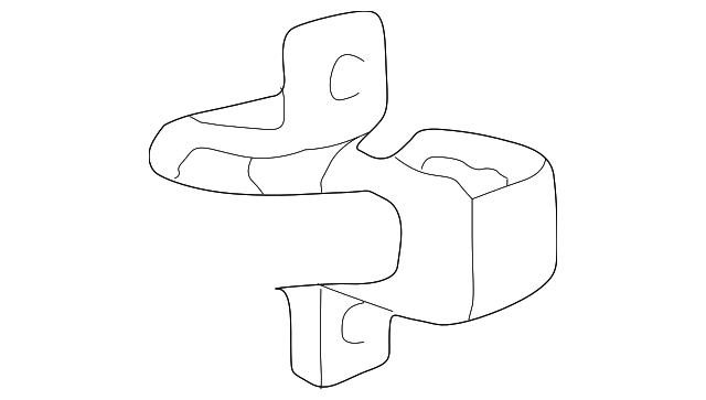 2C3Z-5484-BA Деталь STABILIZER BAR INSULATOR, LEFT
