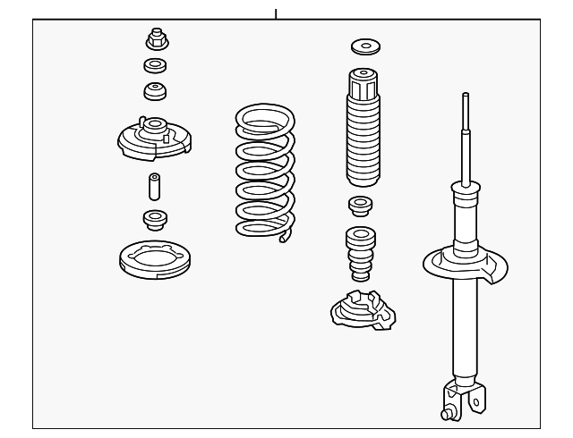 52620-TP7-A11 Деталь SHOCK ABSORBER ASSY., L. RR.