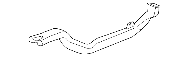 22707515 Деталь REAR DUCT, LEFT