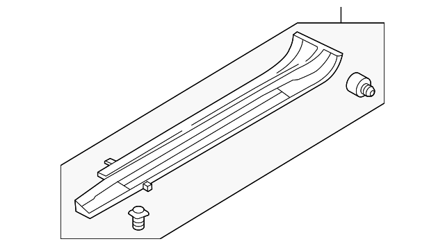 8N8-853-491-B-01C Деталь SILL PLATE, LEFT